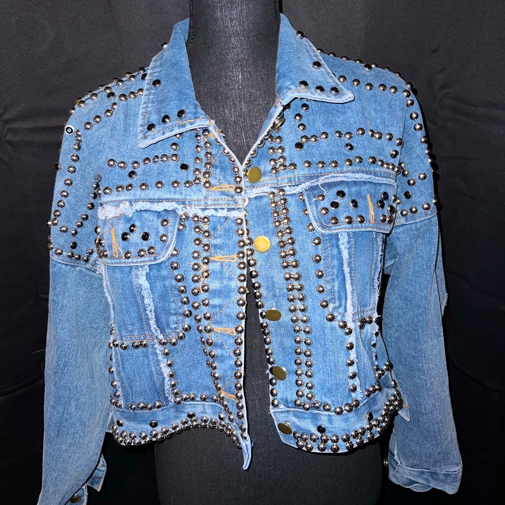 Studded Denim Jacket